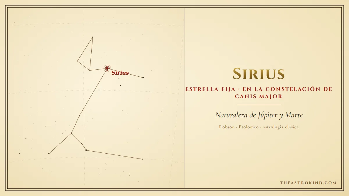 Sirio en la carta natal: la estrella más brillante y su herencia egipcia