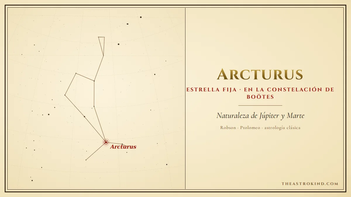 Arturo en la carta natal: astrología clásica