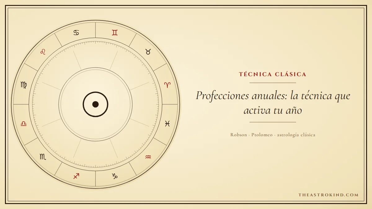 Profecciones anuales: la técnica que activa tu año