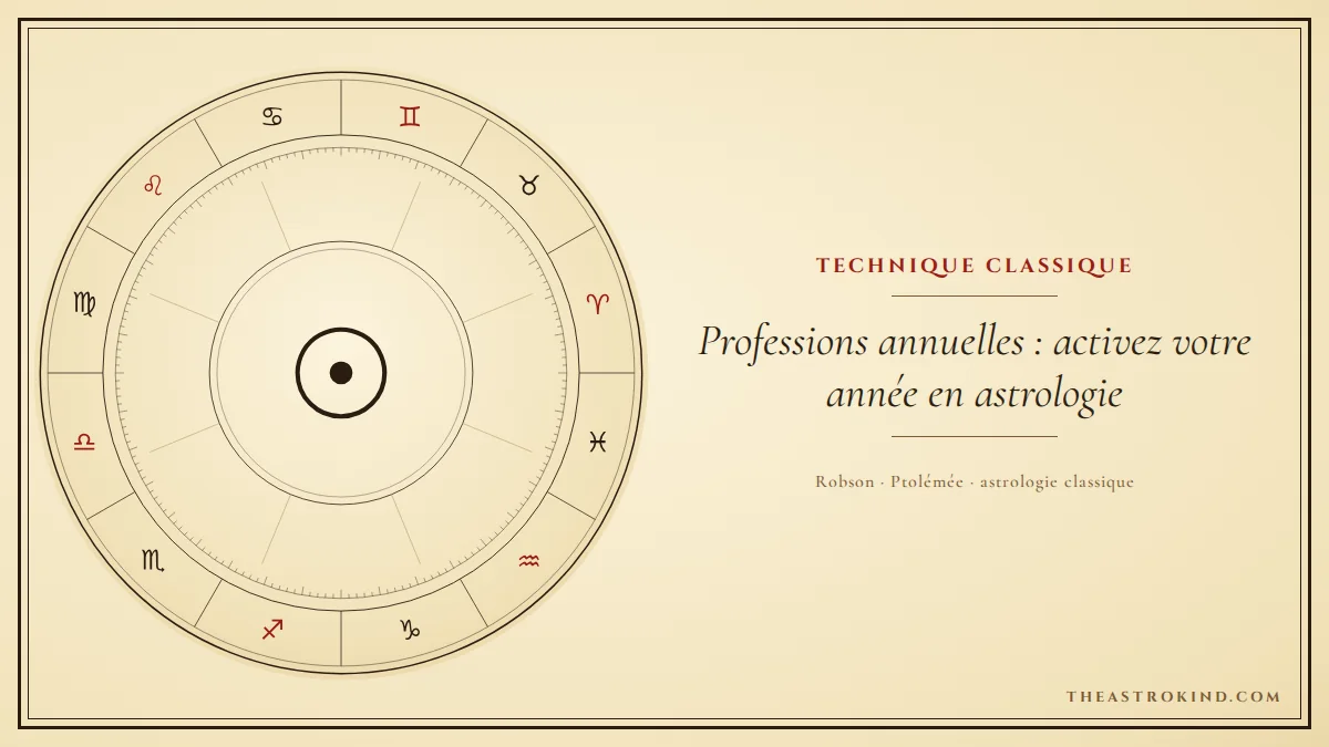 Professions annuelles : activez votre année en astrologie