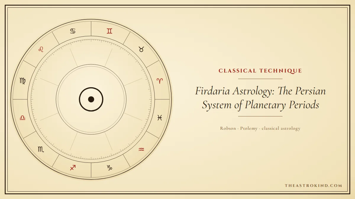 Firdaria Astrology: The Persian System of Planetary Periods