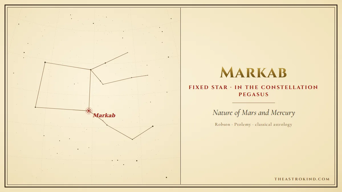What Does Markab in Astrology Reveal About Natal Steadiness?