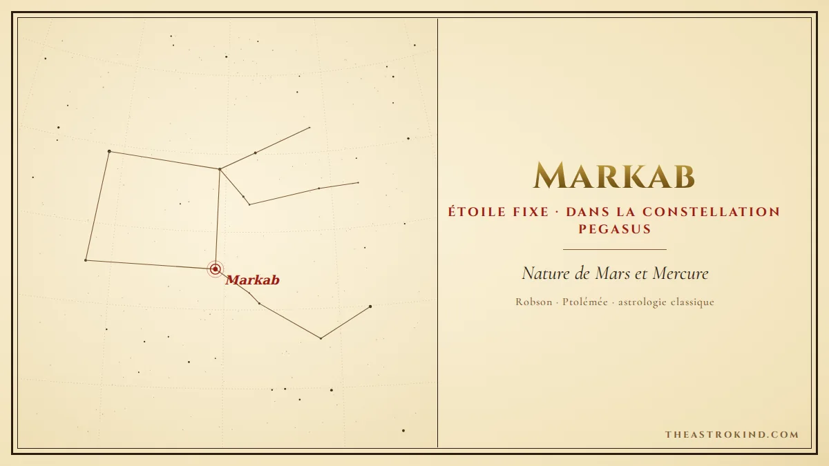 Markab en astrologie natale : comment interpréter cette étoile fixe ?