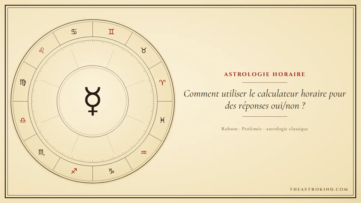 Comment utiliser le calculateur horaire pour des réponses oui/non ?