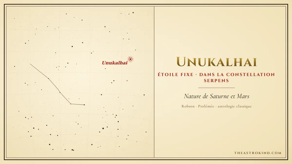Comment interpréter Unukalhai en astrologie natale ?
