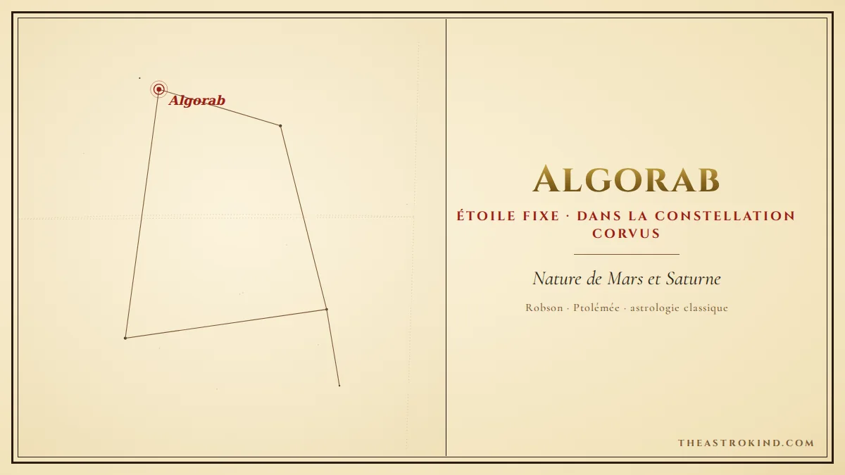 Algorab dans le thème natal : comment interpréter cette étoile maléfique ?