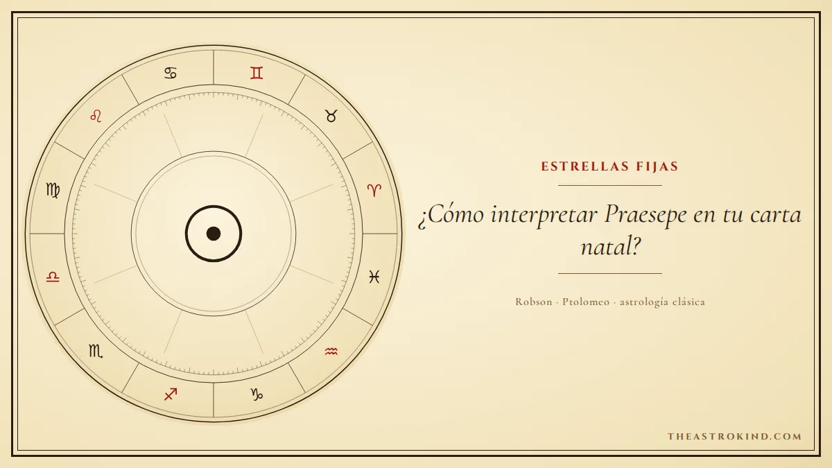 ¿Cómo interpretar Praesepe en tu carta natal?