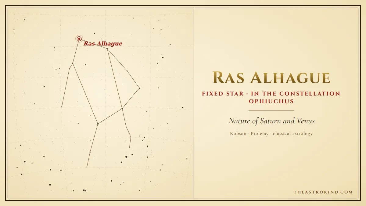 What Does Ras Alhague Mean in Your Natal Chart?