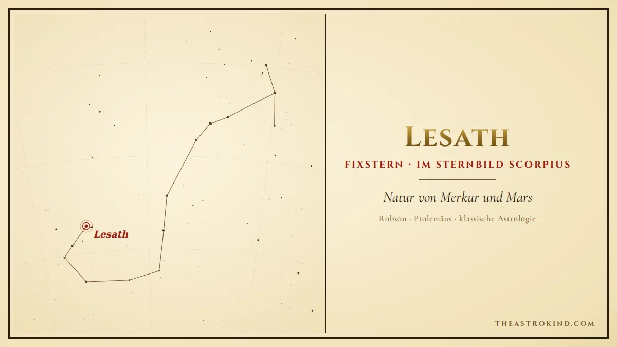 Lesath in der Astrologie: Wie wirkt der zweite Skorpionsstachel?