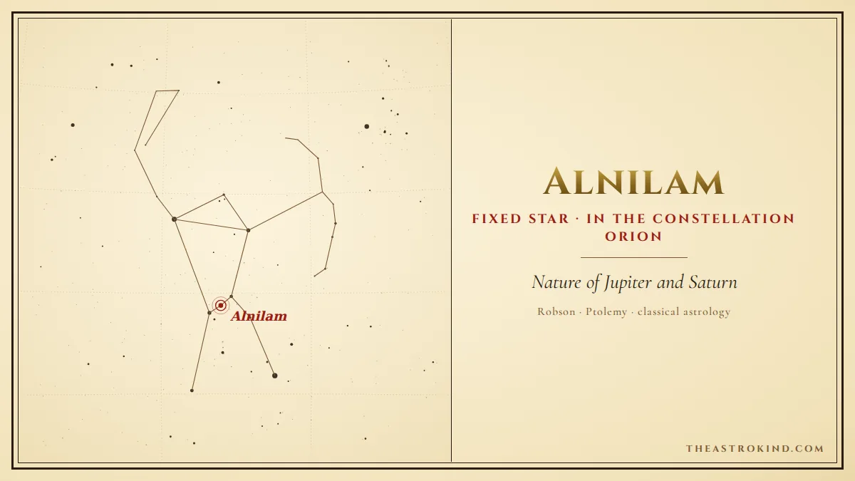 Alnilam in the Natal Chart: What Does It Mean?