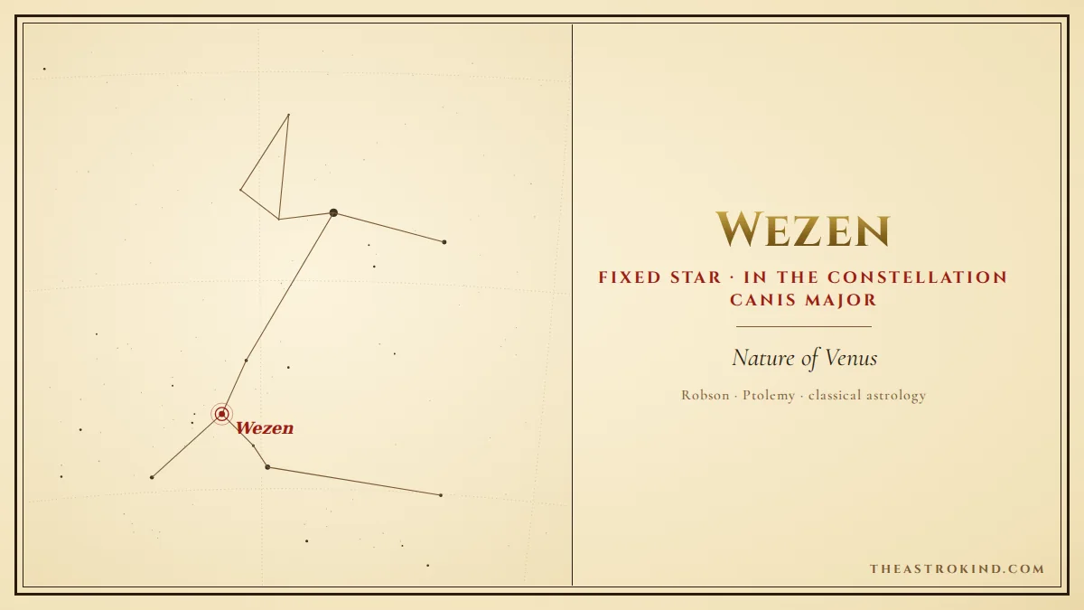 How Does Wezen in the Natal Chart Influence Your Life?