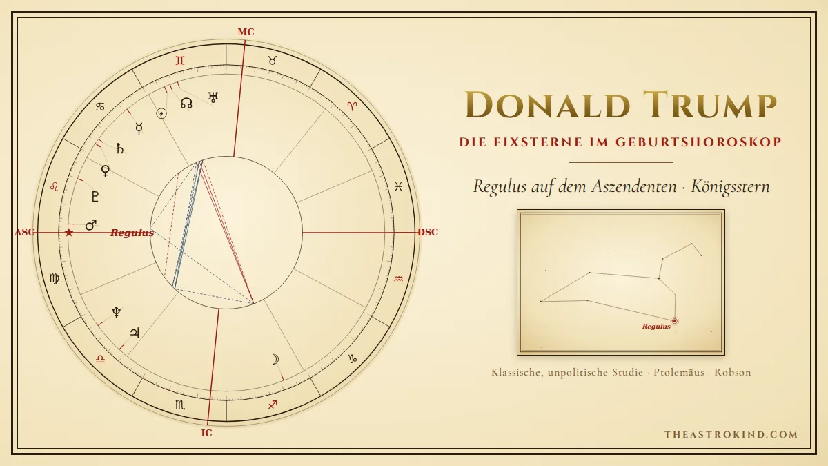 Fixsterne im Geburtshoroskop von Donald Trump