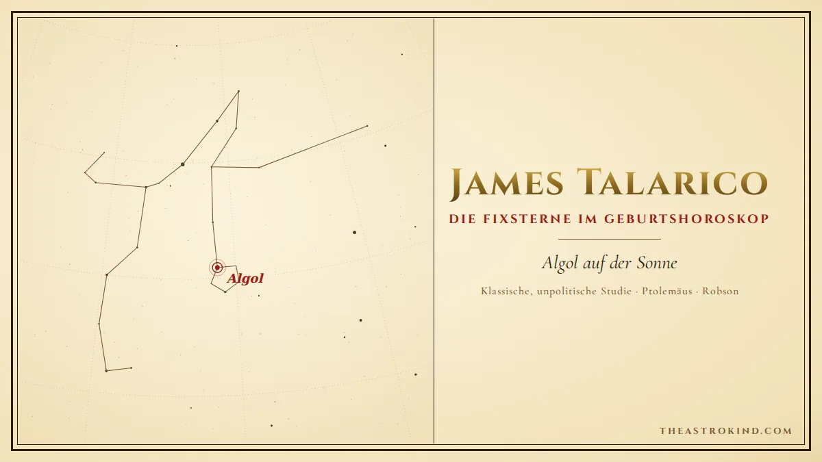 Fixsterne im Geburtshoroskop von James Talarico