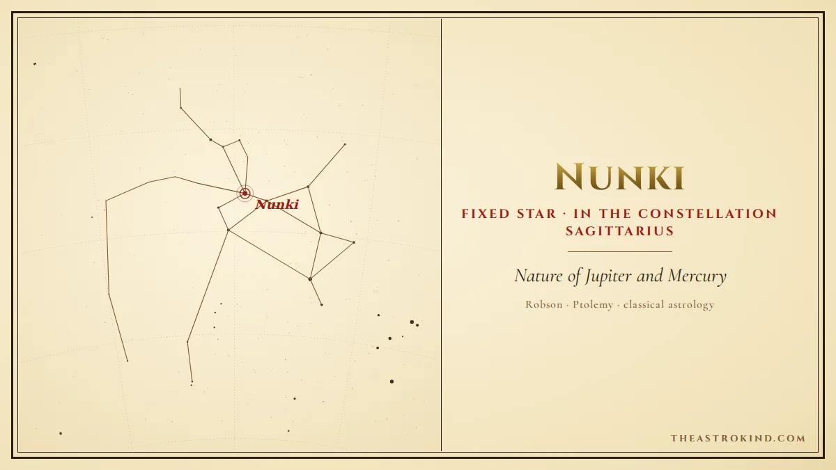 Nunki in the Natal Chart: What Does It Signify?