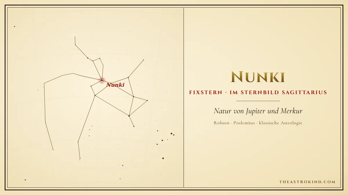 Nunki im Geburtshoroskop: Was bedeutet der Fixstern?