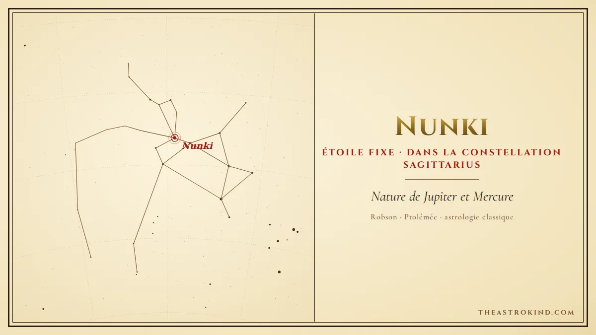 Nunki dans le thème natal : que révèle cette étoile fixe ?