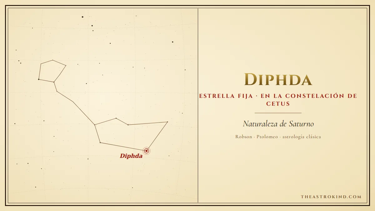 ¿Cómo influye Diphda en la carta natal?