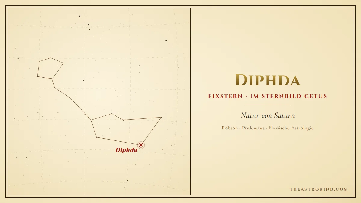 Diphda im Geburtshoroskop: Was bedeutet der Fixstern?