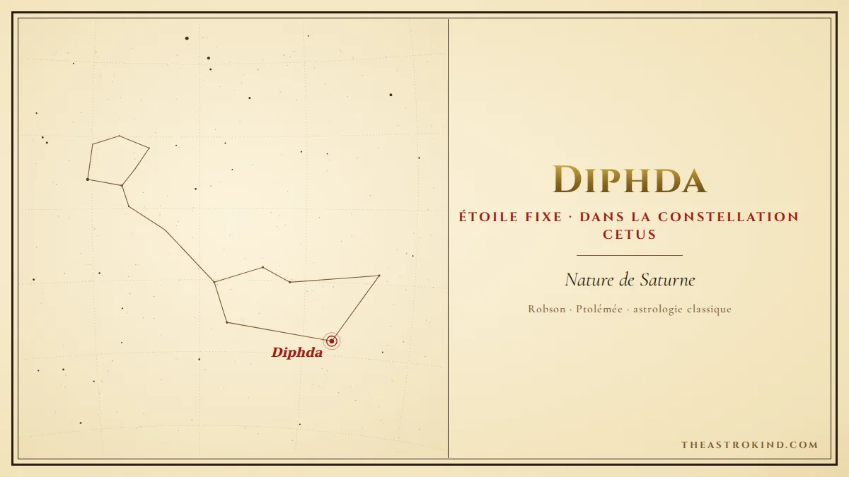 Diphda dans le thème natal : comment l'interpréter ?