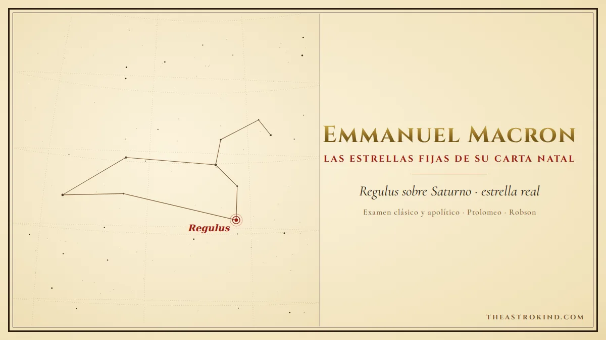 ¿Qué prometen las estrellas fijas en la carta natal de Emmanuel Macron?