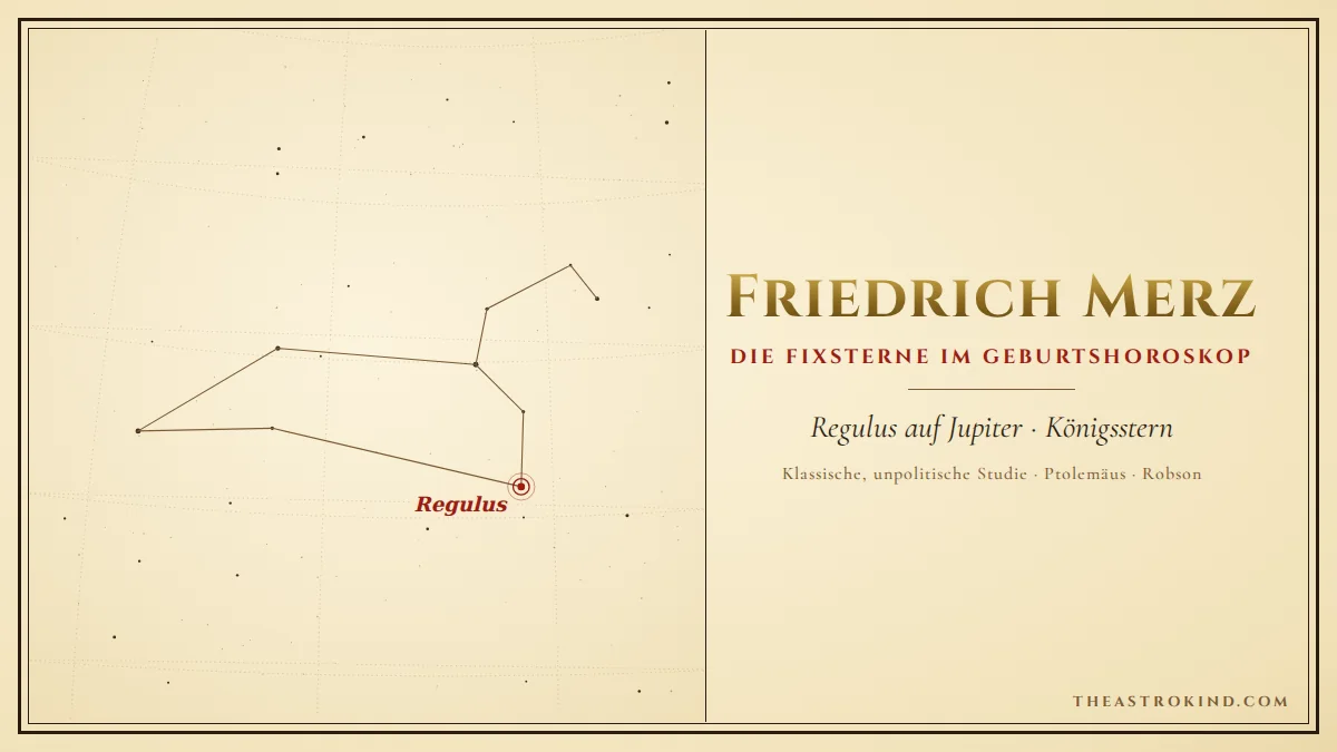 Fixsterne im Geburtshoroskop von Friedrich Merz