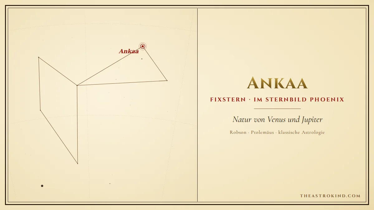 Ankaa im Geburtshoroskop: Was bedeutet der Fixstern?