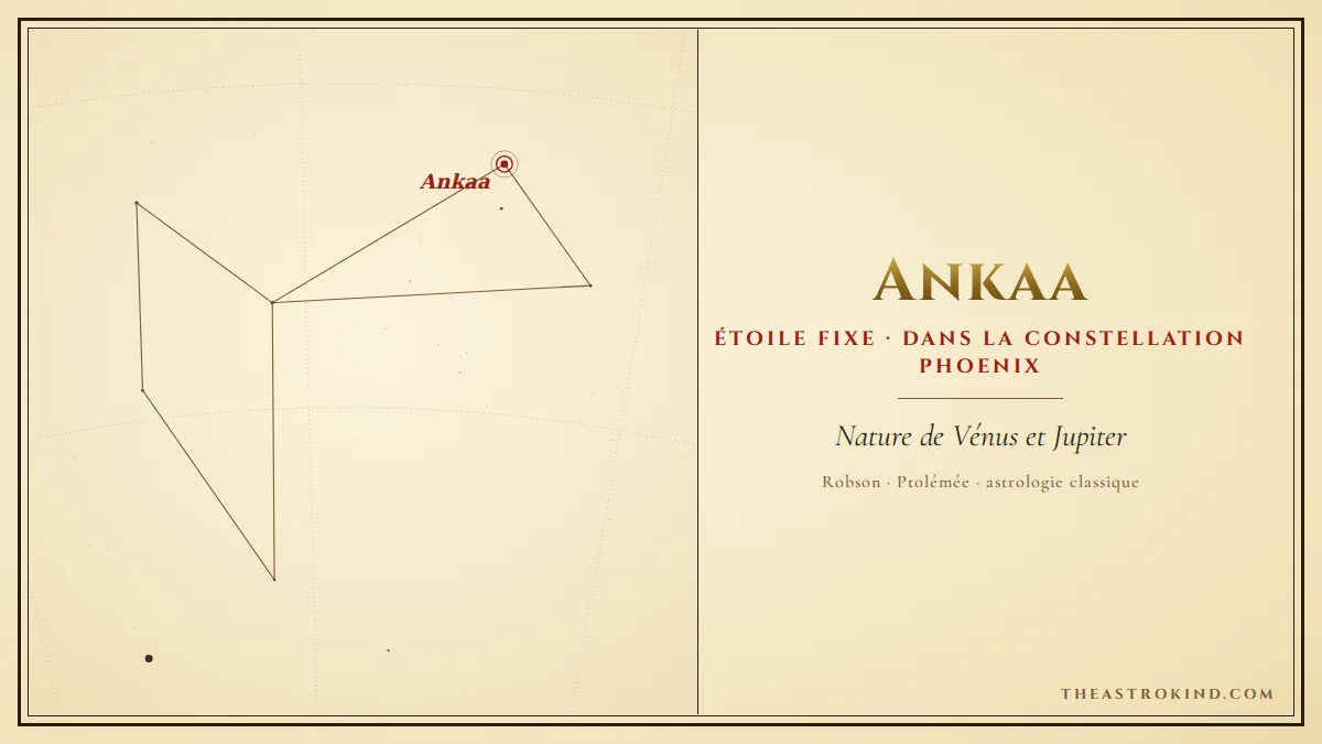 Ankaa dans le thème natal : que révèle cette étoile fixe ?
