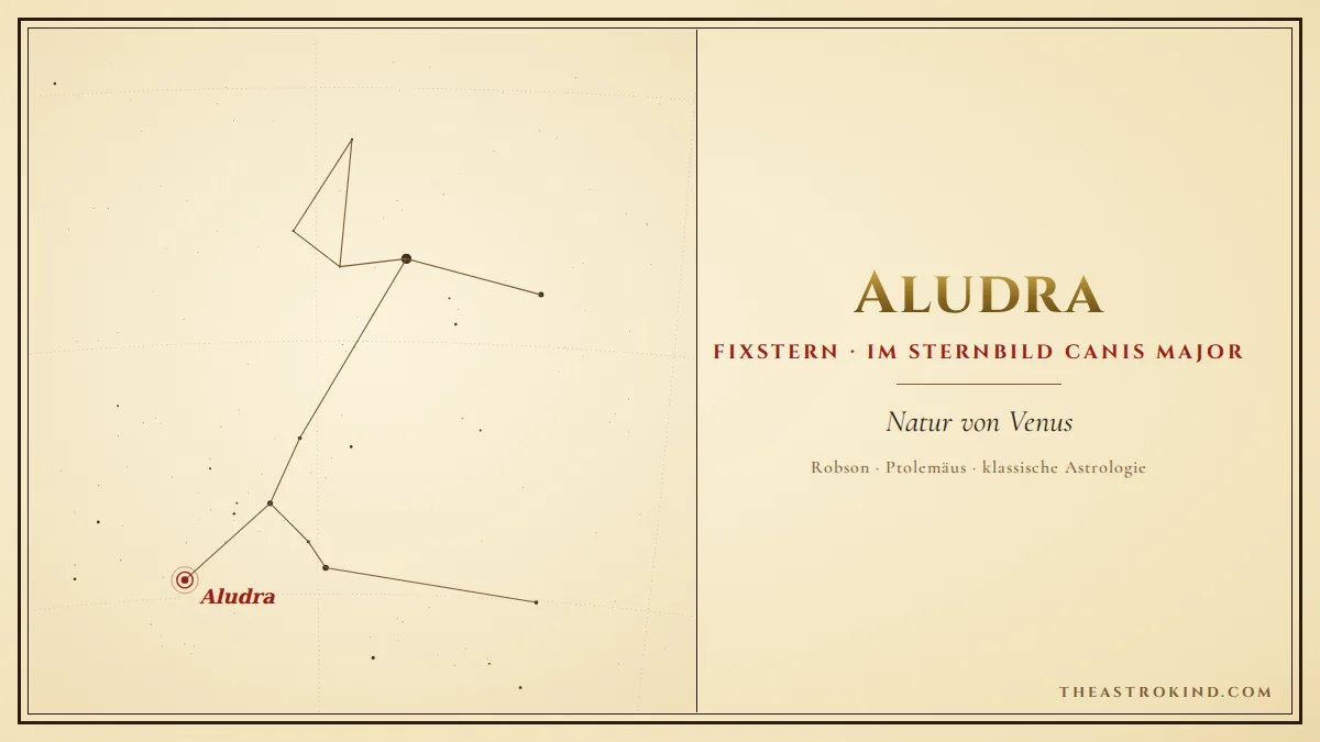 Aludra im Geburtshoroskop: Was bedeutet der Fixstern?