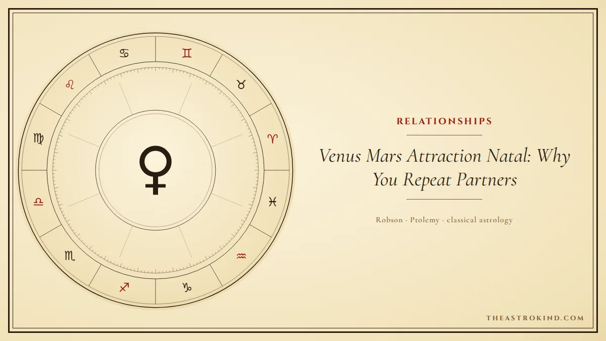 Venus Mars Attraction Natal: Why You Repeat Partners