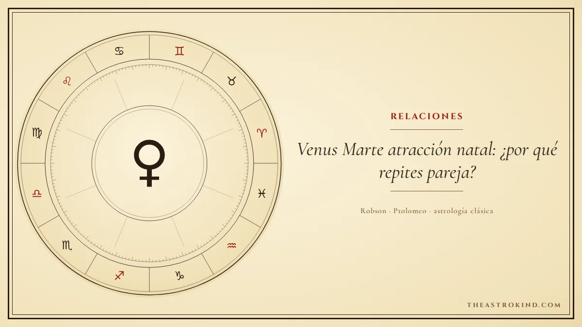 Venus Marte atracción natal: ¿por qué repites pareja?