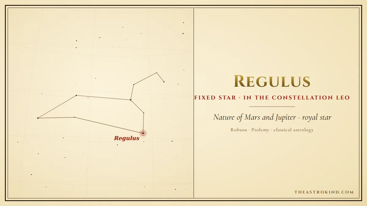 Regulus in Natal Astrology: The Heart of the Lion