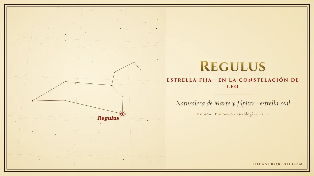 Regulus en la astrología natal: el corazón del león